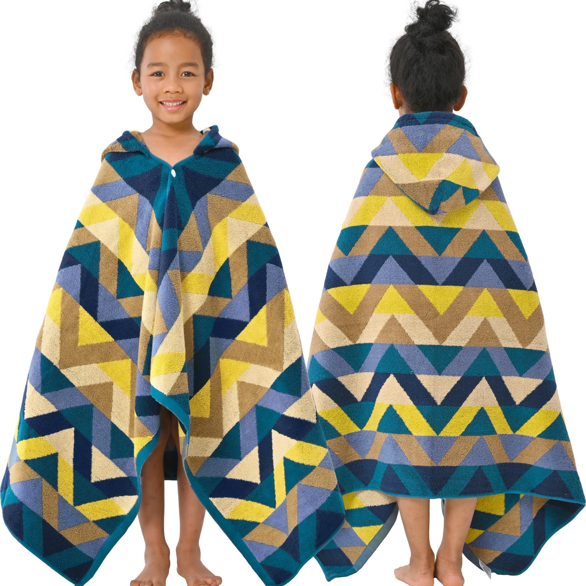Voova & Movas Toddler Towels For Kids (3-10Years) - Absorbent 100% Cotton Thick 500Gsm Pool Towels,Perfect For Bath | Beach | Po
