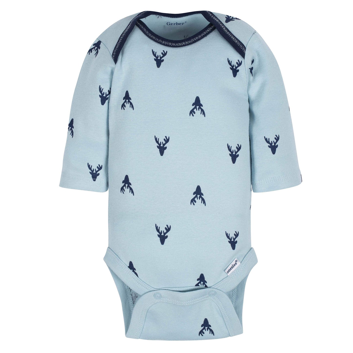 Gerber Baby Boy'S 3-Pack Long-Sleeve Onesies Bodysuit Pants, Mouse, 6-9 Months