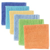 Luvable Friends 6pk washcloth  Dark Blue