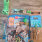 Blue Pixelated Graduation Birthday Gift Basket Gaming Gamer Gift Basket (Filled Gamer Easter Gift Basket)