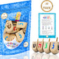 The Dreidel Company Hanukkah 10 Extra Large Hand Painted Wooden Dreidels - Includes Game Instruction Cards- (10-Pack Xl)