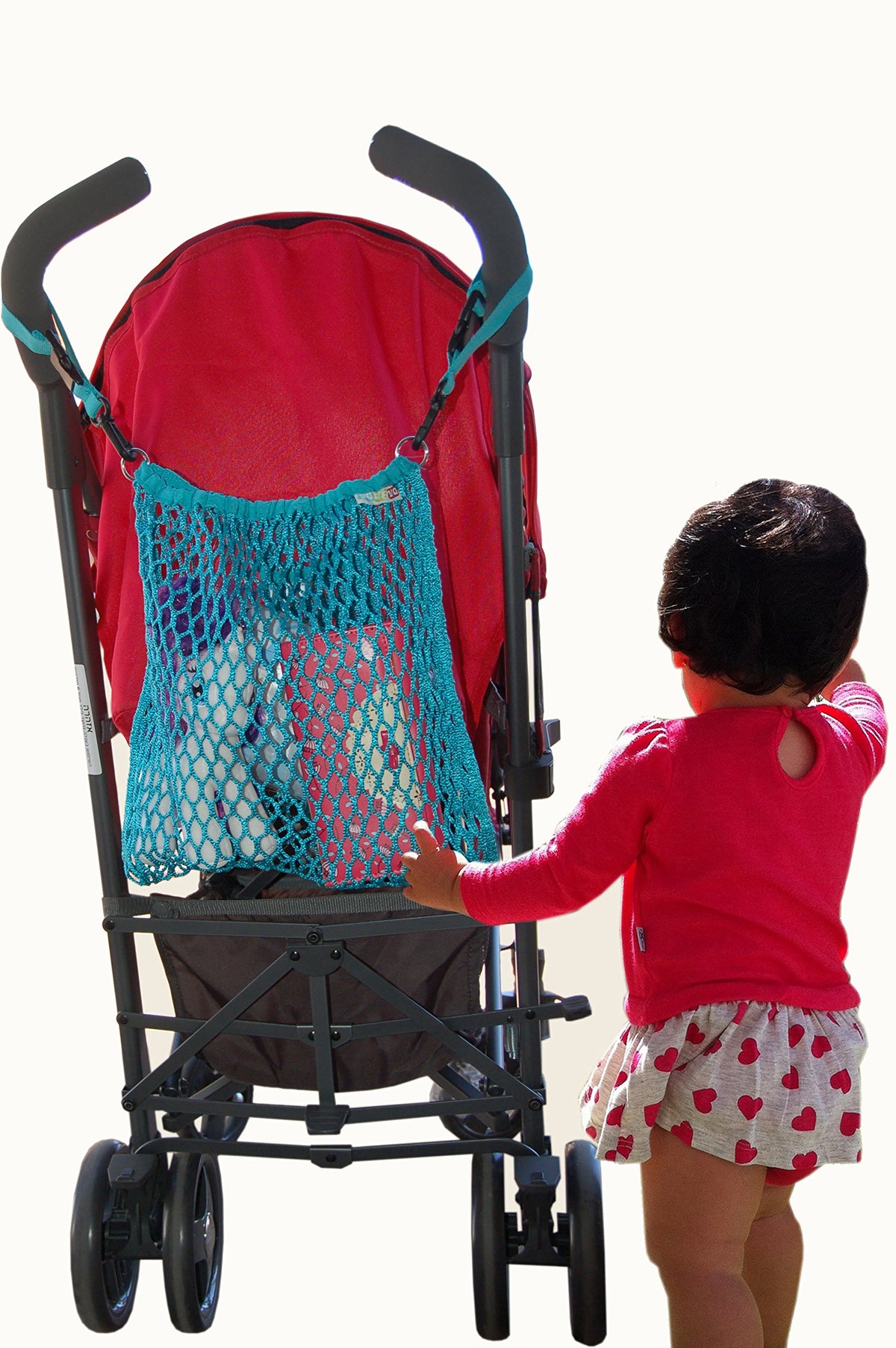 Stroller mesh Bag, net Storage Bag, Lightweight Baby Bag Organizer. Great Way to Carry All Your onThego Baby Essentials. Easil