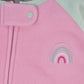 Gerber Baby Girls Toddler Loose Fit Flame Resistant Fleece Footed Pajamas 2-Pack Rainbow Green 4T
