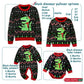 Simplee Kids Ugly Christmas Round Neck Sweater Family Matching Outfits For Holiday Party Knitted Pullover,Long Sleeve For Winter