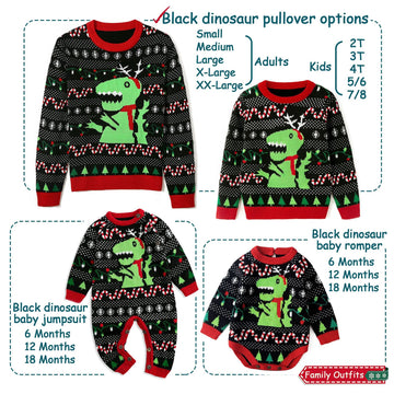 Simplee Kids Ugly Christmas Round Neck Sweater Family Matching Outfits For Holiday Party Knitted Pullover,Long Sleeve For Winter
