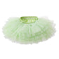Elamccor Baby Girls' Tutu Skirt Toddler 6 Layered Tulle Tutus 1-8T Light Green