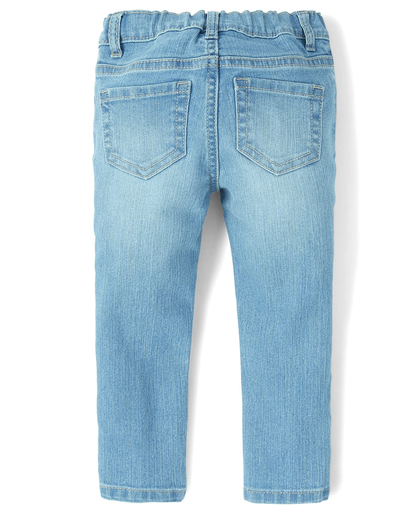 The Children'S Place Baby Girls And Toddler Girls Super Skinny Jeans, Light Jay Blue Wash, 4T