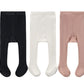 Cecorc Baby Leggings, Tights For Girls, Toddler, Infant (3-4 Years, 3 Pack (Black+White+Lightpink))