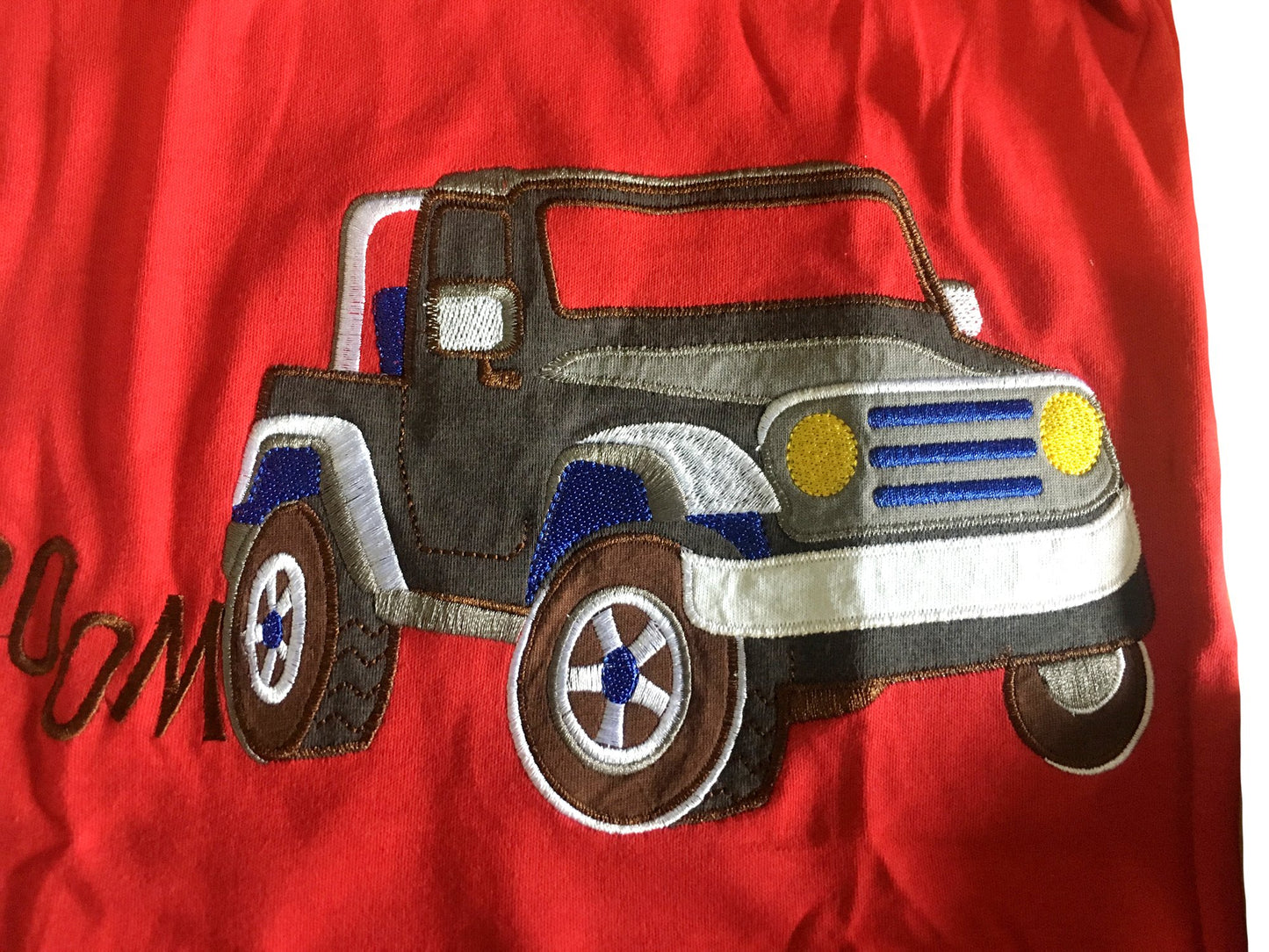 Coralup Toddler Boys Girls Unisex Cotton 2Pcs Clothing Playwear Set(5-6Y,Red Car)