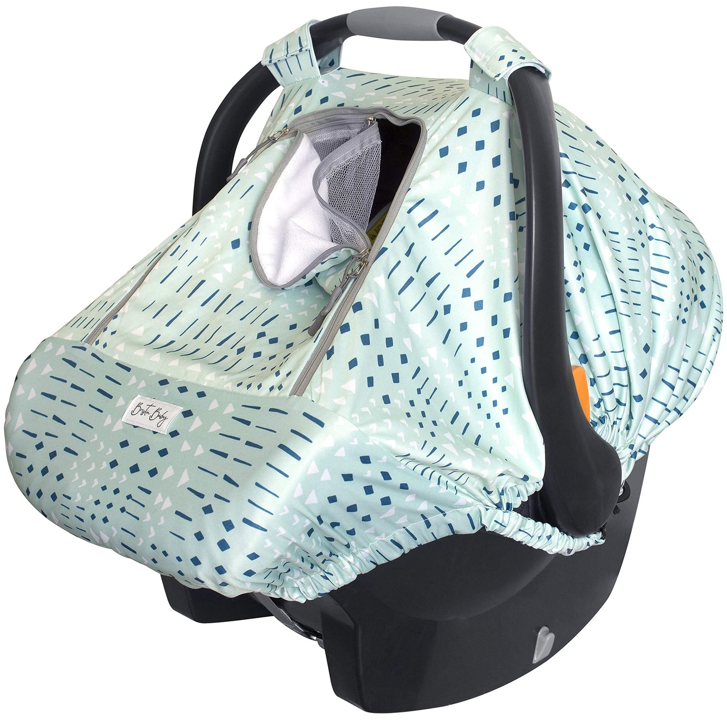 Bristin Baby Car Seat Canopy Stroller Covers for Infant Boy and Girl Babies Stretchy and Kick Proof with Net Multi Use Soft and 