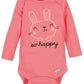 Onesies Brandunisex Baby6-Pack Long Sleeve Bodysuitsbunny Pink6-9 Months