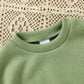 Toddler Baby Girl Sweater Round Neck Loose Long Sleeve Candy Color Knitted Pullover Tops Autumn Winter Sweatshirt (Green #2, 4-5
