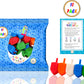 The Dreidel Company 10 Bulk Pack Multi-Color Plastic Hanukkah Dreidels With English Transliteration - Includes Game Instruction