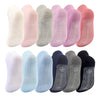 Dicry Toddler Non-Slip Ankle Socks Baby Anti-Skid Grips Socks For Infant Kids (5-7 Years, Multi 12 Pairs)
