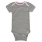 Gerber Baby 8-Pack Short Sleeve Onesies Bodysuits, Bunny, 12 Months