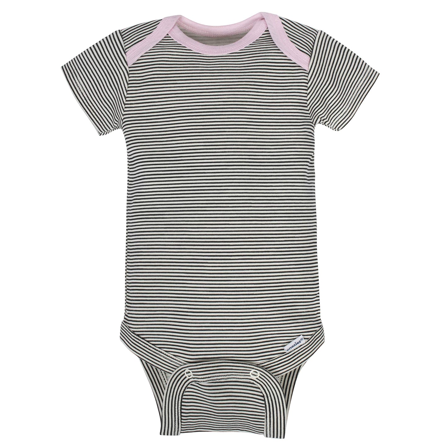 Gerber Baby Girl'S 8-Pack Short Sleeve Onesies Bodysuits, Bunny, 6-9 Months