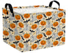 BOOHIT Large Halloween Themed Candy Gift Boo Basket for Kids Baby Personalized Adults Storage Bin Fall Decor(Boo Bat Pumpkin Spo