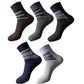 Queery MenS Ankle Length Cotton Formal Socks (Multi Color, Free Size) Pack Of 5 Pairs