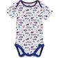 Gerber Unisex Baby Baby Boys Nfl 3 Pack Short Sleeve Onesie Bodysuit, Team Color, 3-6 Months