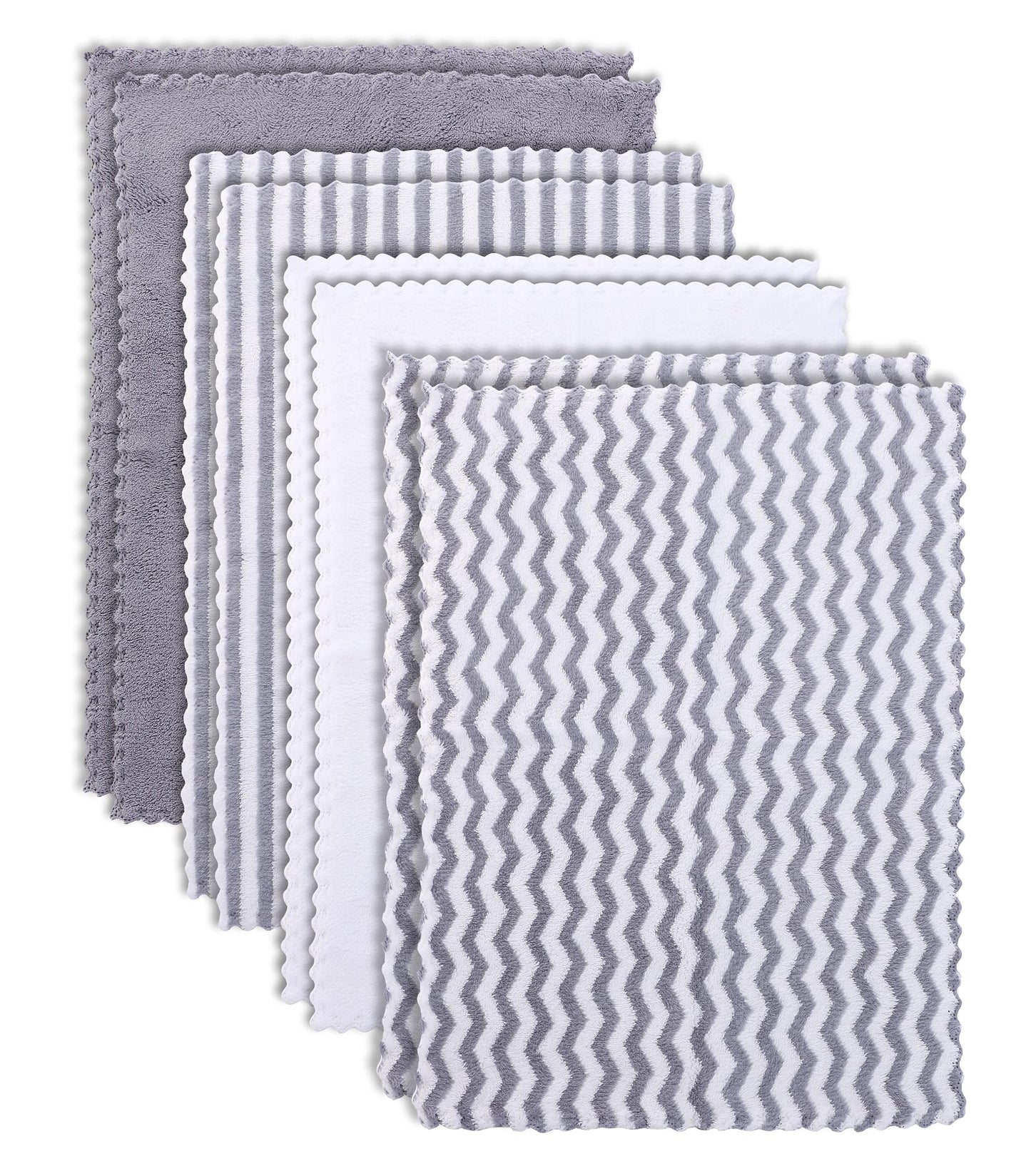 8 Pack Super Soft Baby Burp Cloths, Baby Washcloths, Ultra Absorbent Large Newborn Burping Cloth for Boy and Girl, Milk Spit Up 