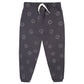 Gerber Baby Boys Toddler 2-Piece Fleece Sweatshirt And Jogger Set, Charcoal Smiley, 3T