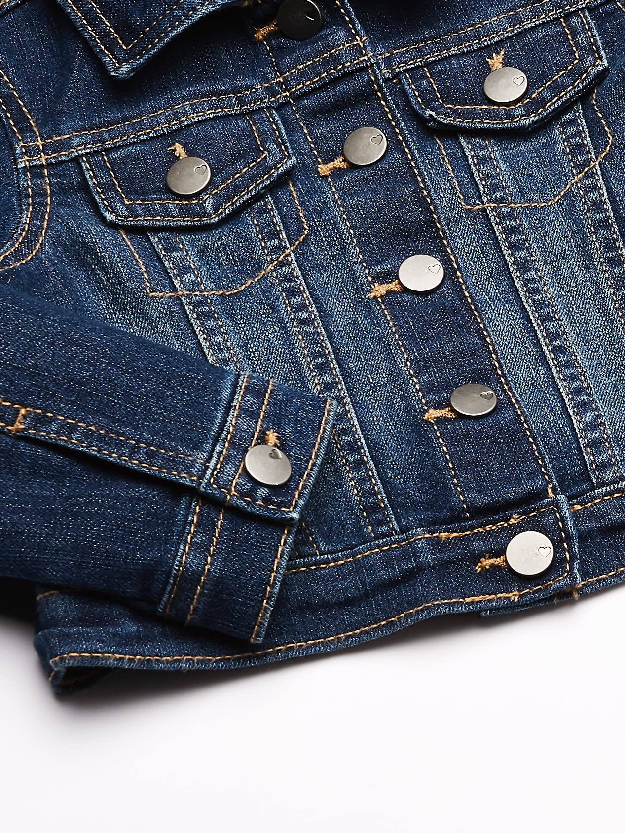 The Children'S Place Baby Girls And Toddler Girls Basic Denim Jacket,China Blue,12-18Mos