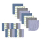 Luvable Friends Unisex Baby Super Soft Bundle Washcloths, Fish, One Size