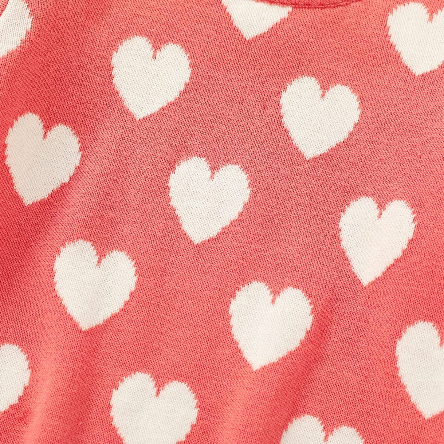 Baby Girl Valentine'S Day Outfit Toddler Kids Love Long Sleeve Knit Sweater Crewneck Pullover Sweatshirt Tops (L-Pink, 4T)