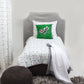 Bacati - Muslin Sports Toddler Bedding (Dec Pillow, Soccerball Green/Grey)