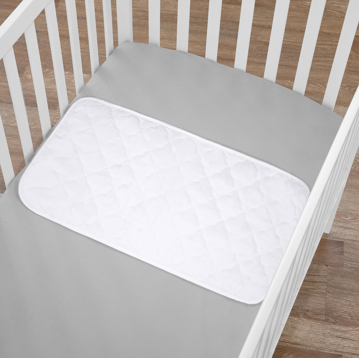 American Baby Company Ultra Soft Microfiber Quilted Waterproof Multi-Purpose Changing Table Pad Liners, 13' X 27', 2 Count