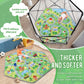 Hombys Hexagon Playpen Mat, 52X45 Thicken Soft Playpen Mat Fits Hexagon Portable Play Yard & Playpen, Washable Baby Play Mat Non