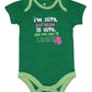 Im Cute, My Mom Is Cute, & My Dad Is Lucky! St. Patricks Baby Girls Bodysuit (03 Months)