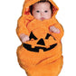 Underwraps Baby'S Pumpkin Bunting, Orange/Black, Infant