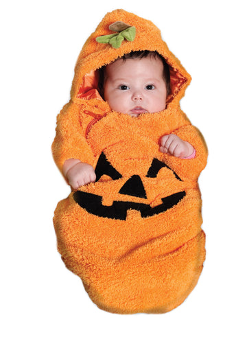 Underwraps Baby'S Pumpkin Bunting, Orange/Black, Infant