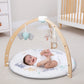 Aden + Anais Play And Discover Baby Activity Gym - 30+ Developmental Benefits - 3 Attachable Toys + Plush Tummy Time Pillow - 10