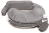 My Brest Friend Deluxe Nursing Pillow Slipcover Sleeve  Great For Breastfeeding Moms  Pillow Not Included, Dark Grey
