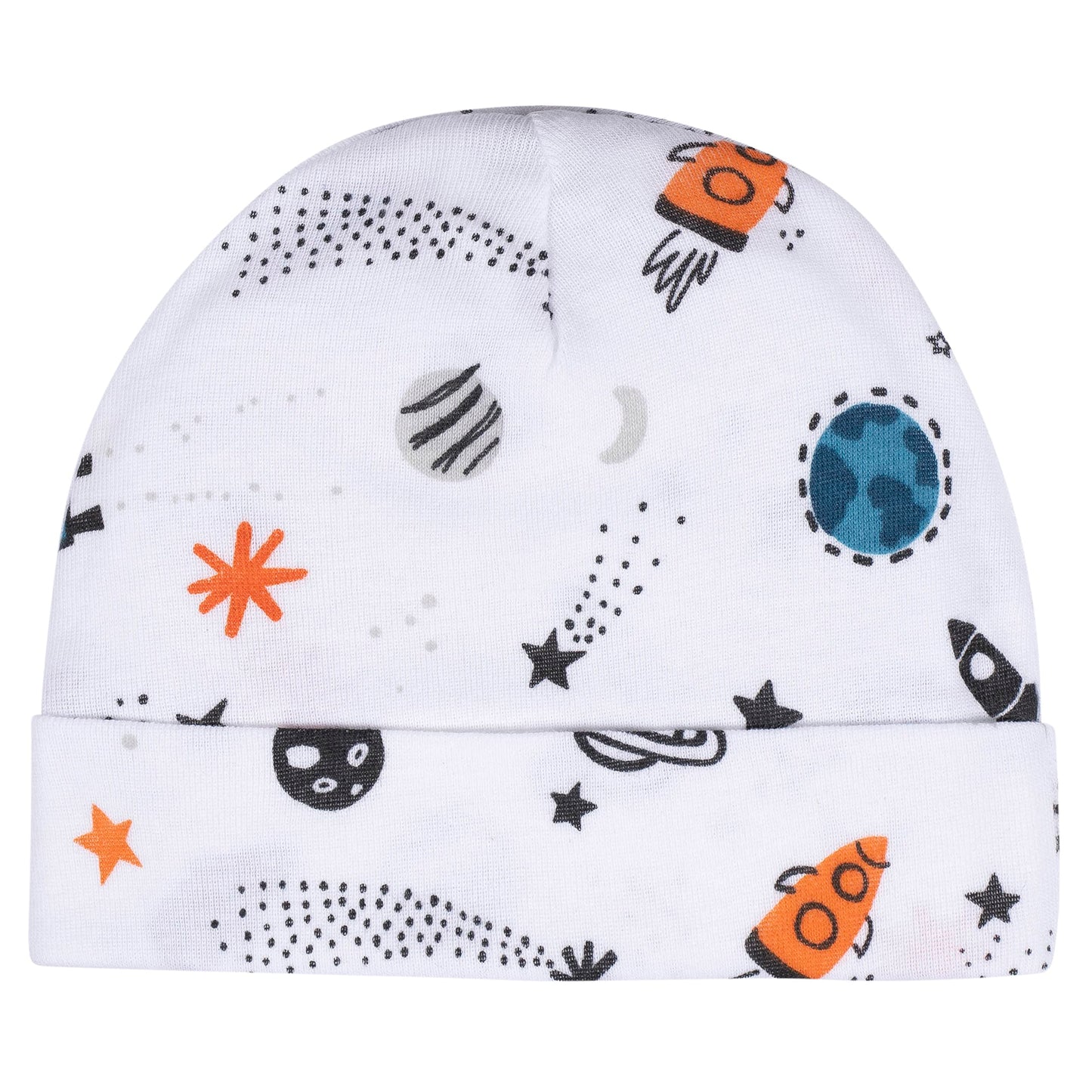 Gerber Baby Boys Cap and Mitten Sets Space Newborn
