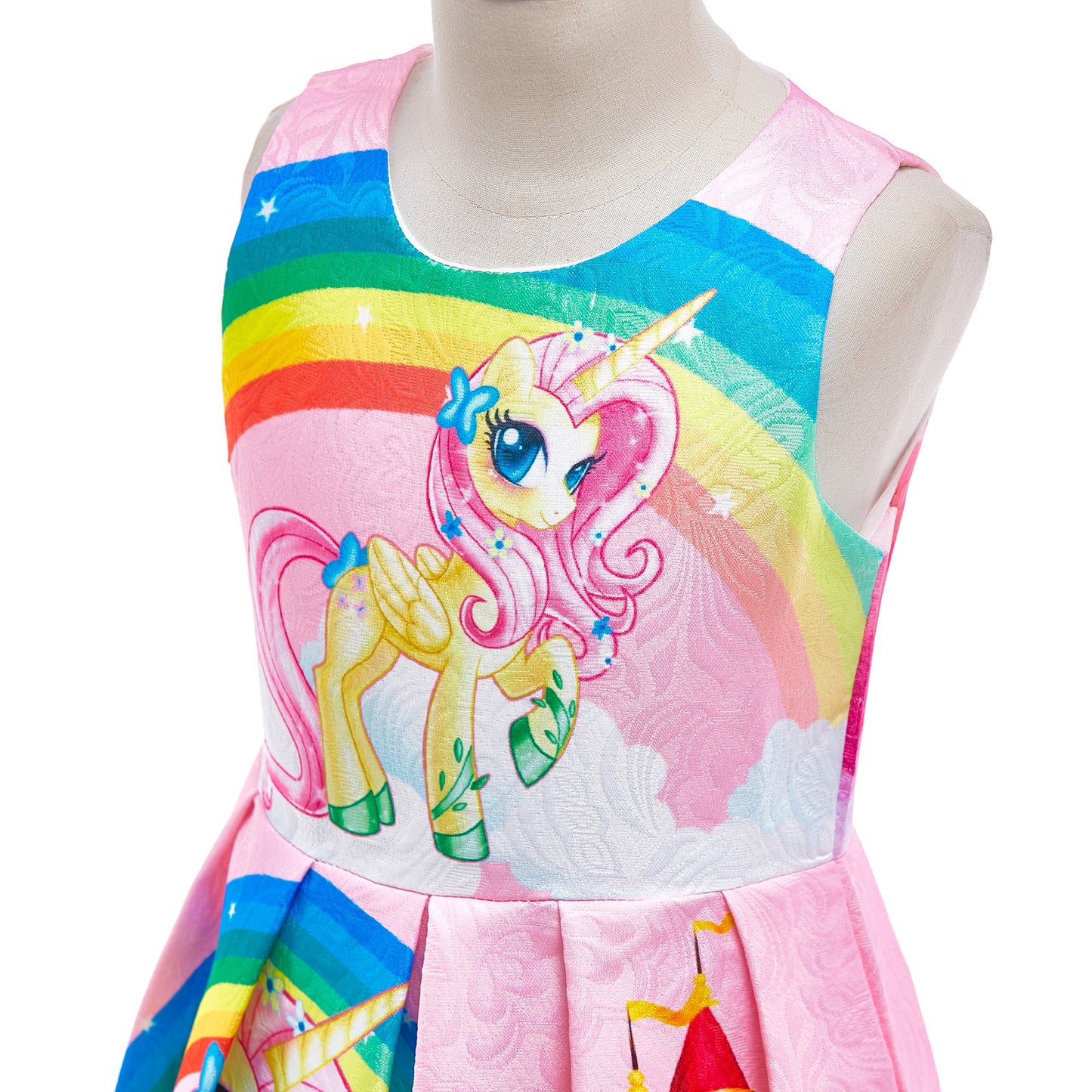 Dressy Daisy Little Girls Unicorn Pony Birthday Party Fancy Dress Up Clothes Costume Size 6X Pink 127