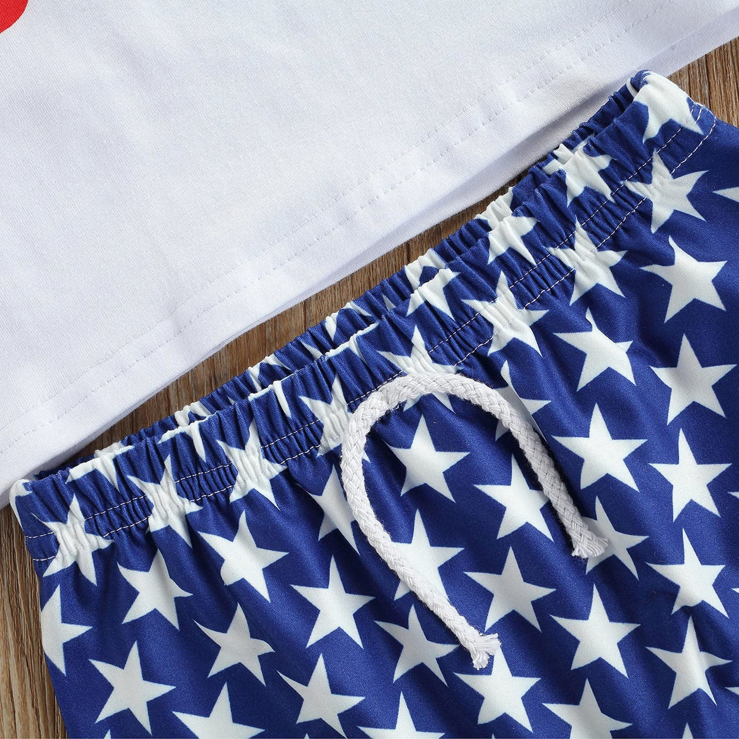 Fybitbo Baby Boy 4Th Of July Outfits Short Sleeve Tee Shirt And Casual Shorts 2Pcs Fourth Of July Summer Outfit (Stars And Strip