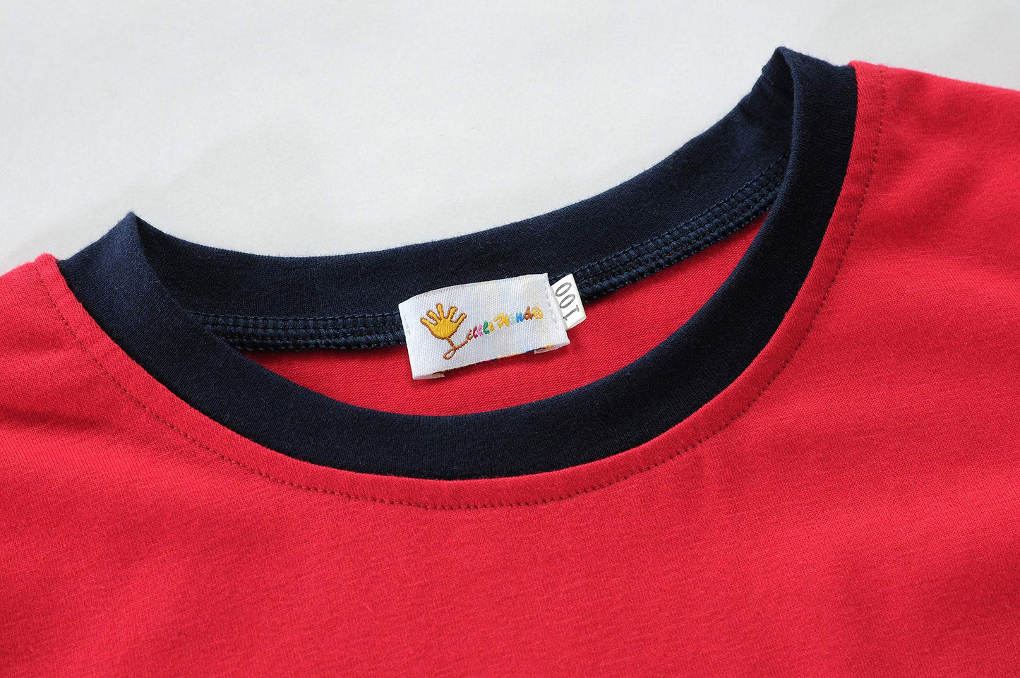 Little Hand Kids Valentines Day Pajamas Toddler Girls Love Hearts Long Sleeve Shirt Pant Sets Children Clothes Red 2T