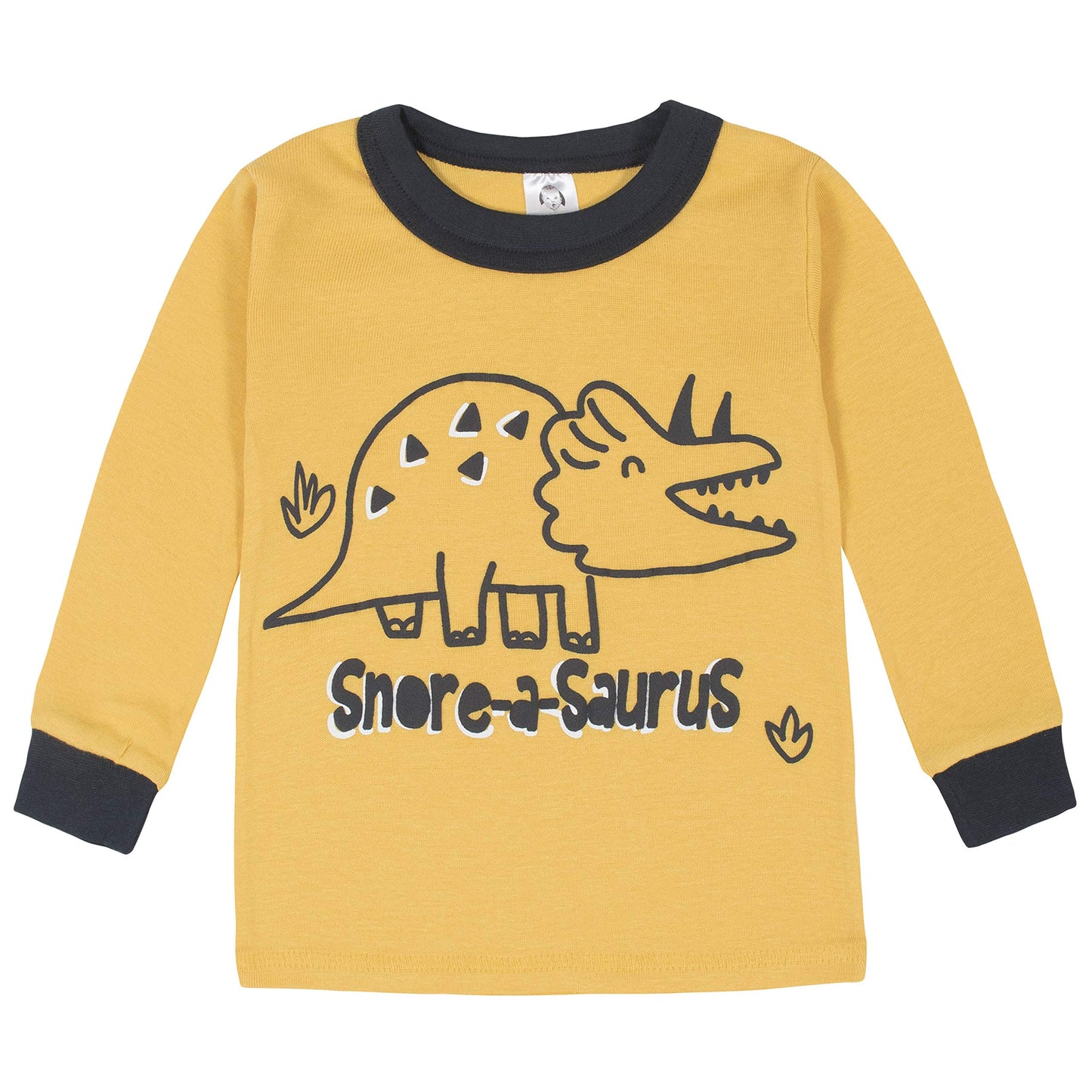 Gerberbaby Boystoddler Snug Fit 4-Piece Pajama Setdino Grey3T