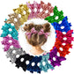 Ded 30 Pieces 4.5 Inch Glitter Hair Bows Clips For Girl Multi Color Sparkly Sequins Hair Bows Alligator Clips For Baby Girls Tee