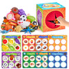 Montessori Sorting Toys for Toddlers with Sensory Play Box - Autistic Speech Therapy, 48 Toys Dinosaurs, Animals, Fruit, Vehicle
