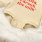 Fybitbo My First Christmas Baby Girl Boy Outfit Sweatshirt Romper Sweater Onesie Long Sleeve Bodysuit Fall Clothes (Sorry Santa