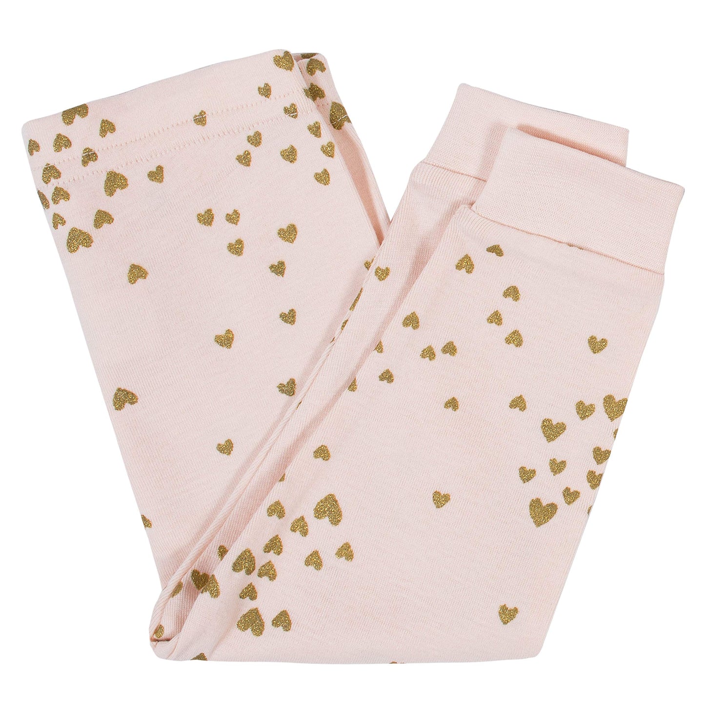 Gerberbaby Girlstoddler Snug Fit 4-Piece Pajama Setlove Pink2T