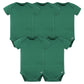 Gerber Baby 5 Pack Onesies Multi-Packs Bundle Interlock 180 Gsm, Kelly Green, 24 Months