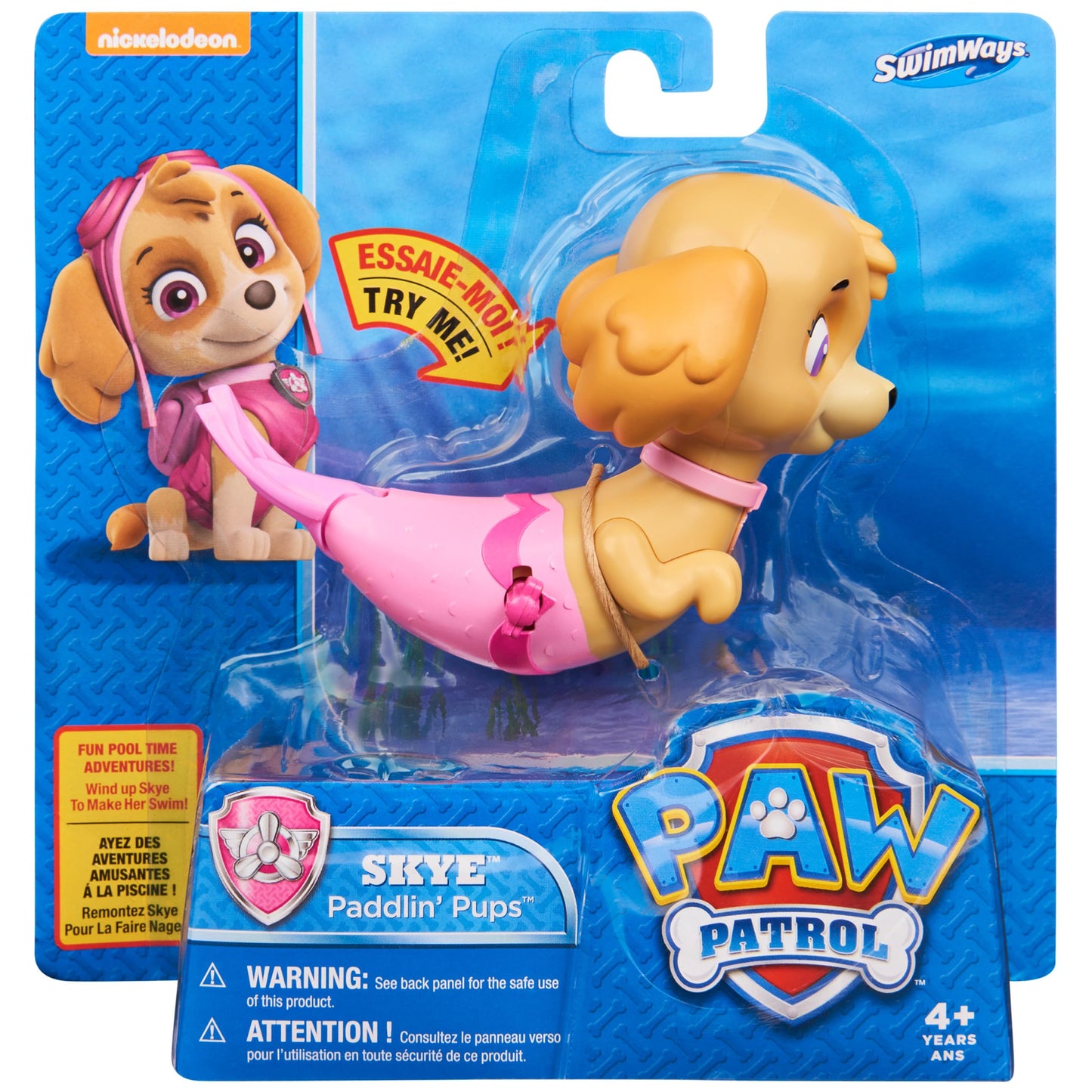 SwimWays Paw Patrol Paddlin Pups Pool Toys & Outdoor Games, Bath Toys & Pool Party Supplies for Kids Aged 4 & Up, No Batteries