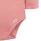 Gerber Unisex Baby Long Sleeve Solid Onesies Multi-Pack Interlock 180 Gsm, Pink