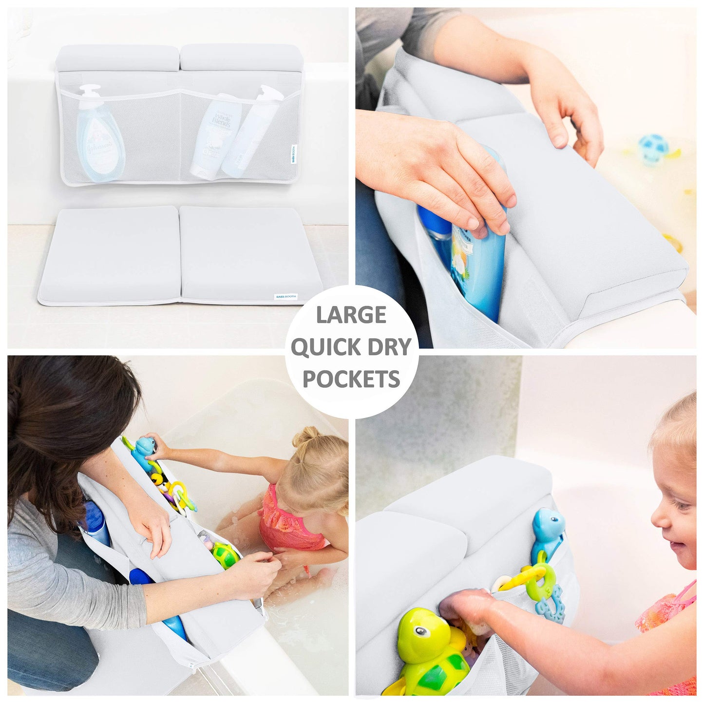 Bath Kneeler And Elbow Rest Pad, Extra Thick Baby Bath Kneeling Pad And Elbow Pad For Bathtub. Bath Tub Elbow Pad With Infant To