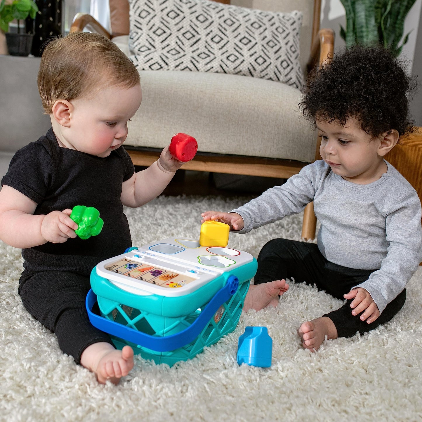 Baby Einstein + Hape Magic Touch Pretend to Shop Learning Toy, With Real Sounds and Music, Fine Motor Skill Development, Grows f